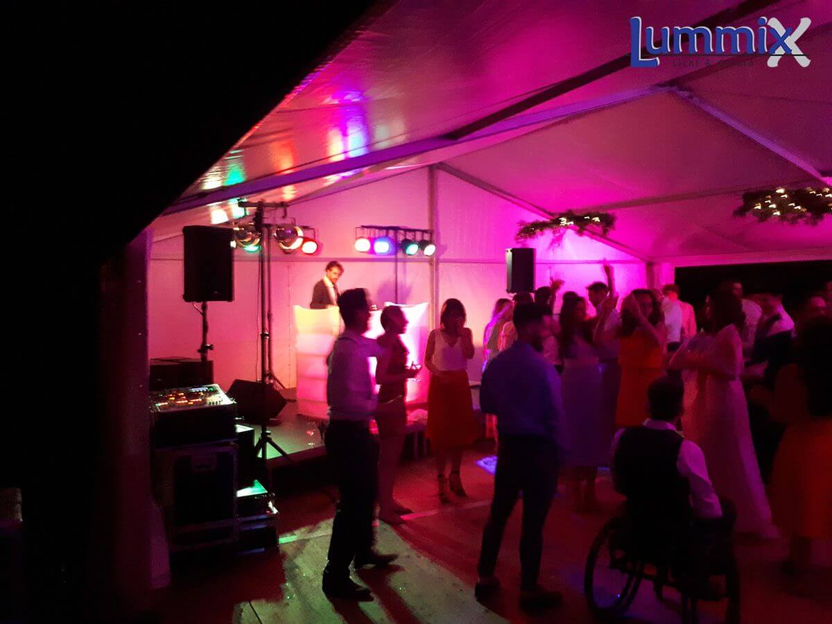 Lummix Licht & Geluid - Licht en geluid huren voor een bruiloft